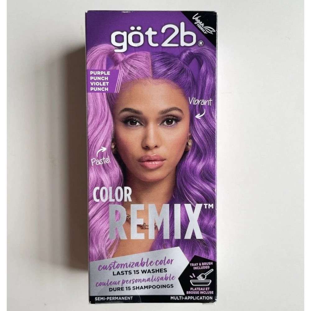 Got2b Color remix Semi Permanent Purple Punch Violet Punch New in box